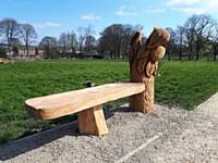 Apple and Pear fruit tree bench 